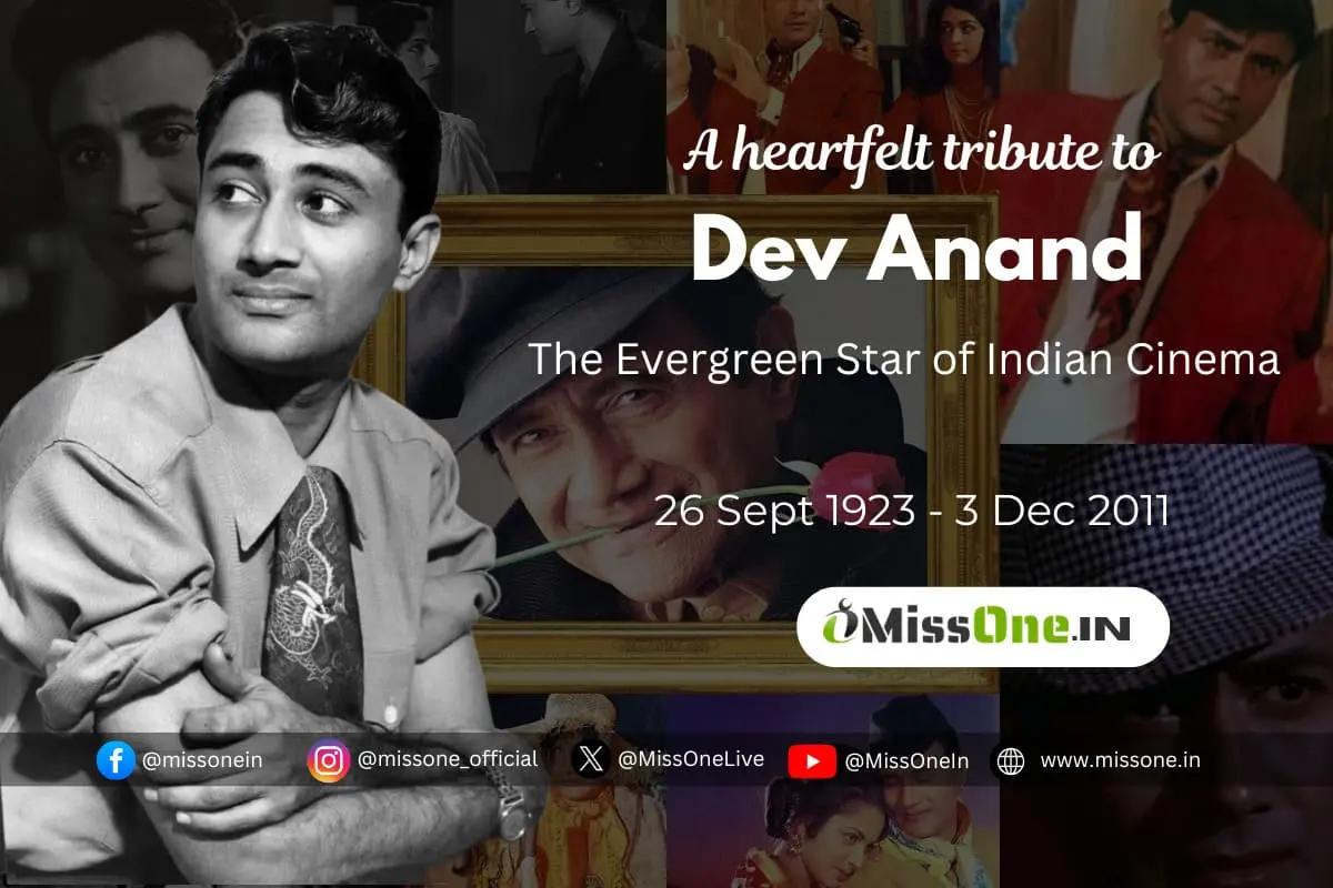 Tribute to Dev Anand: Remembering the Evergreen Star of Indian Cinema