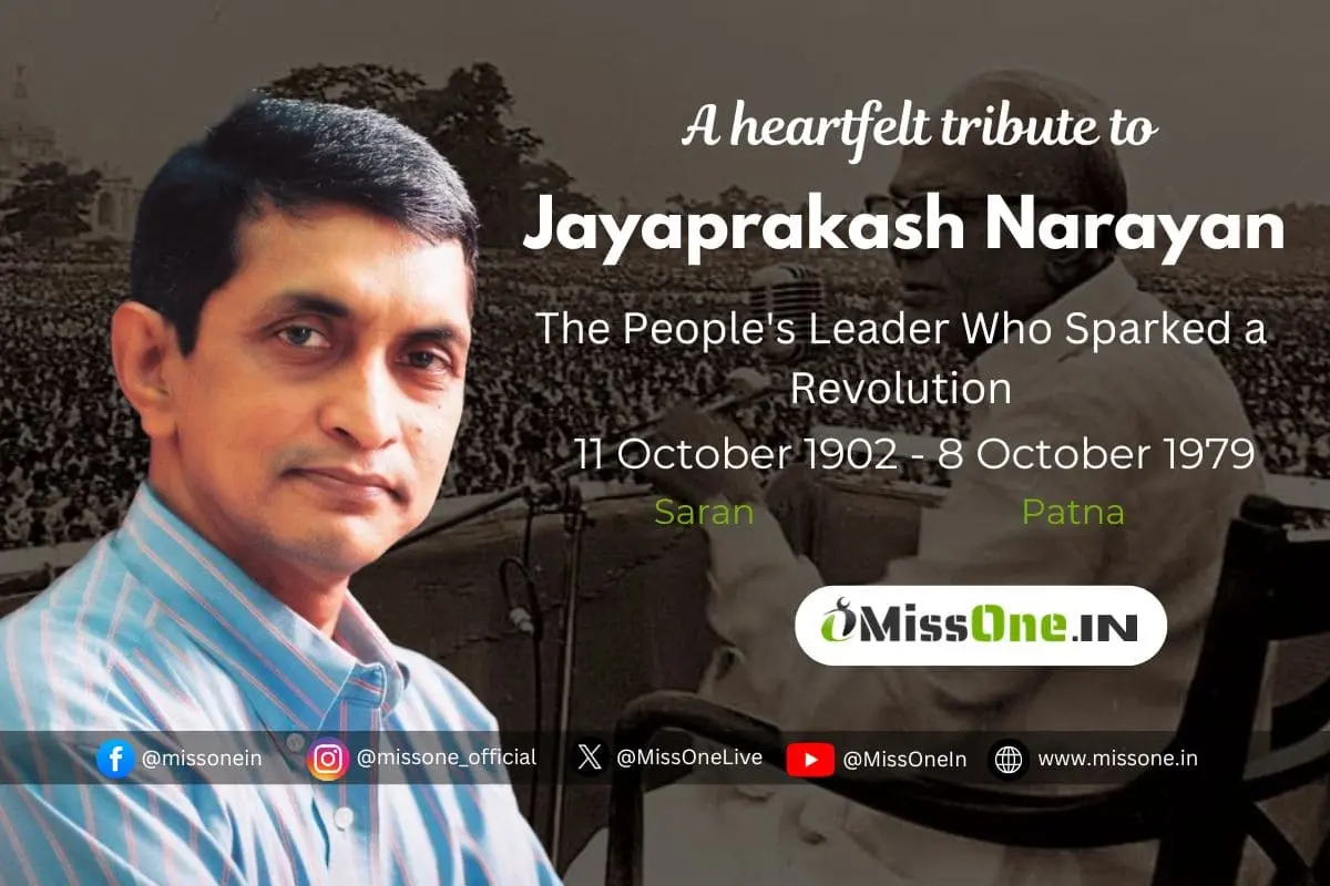 A Heartfelt Tribute to Jayaprakash Narayan: The People’s Leader Who Sparked a Revolution