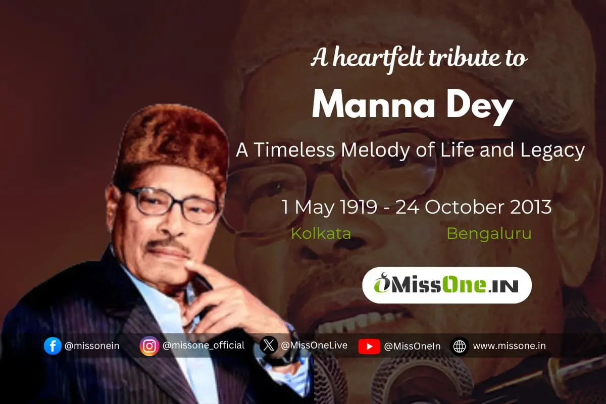 Manna Dey Death Anniversary: A Biography of Melody and Resilience